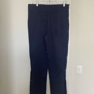 Puma navy snap track pants